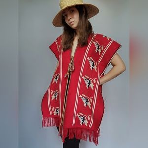 1970s vintage poncho